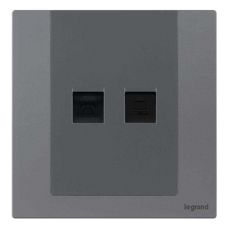 F9逸景金属款 F9逸景金属款 F9沉灰铝/电话电脑插 86型 F9/T01/C01-J3 86型 F9/T01/C01-J3