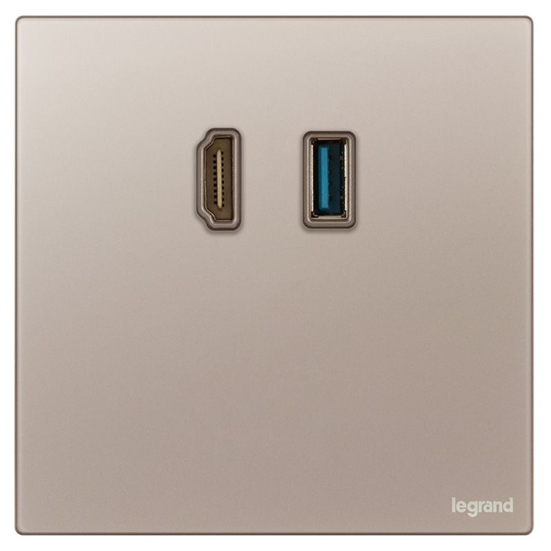 F7维翼 玻璃款 F7维翼 玻璃款 维翼玫金玉F7/HDMI+USB连接插 86型 F7/USB/HDMI-G2 86型 F7/USB/HDMI-G2