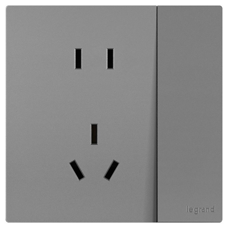 F7维翼 F7维翼 维翼深砂银/一开双控五孔 86型 F7/25/10USL-C3 86型 F7/25/10USL-C3