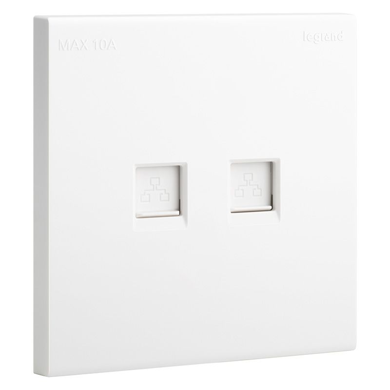 淳逸 E8 淳逸 E8 淳逸陶瓷白/二位电脑插（六类） 86型 E8/C601B/2 86型 E8/C601B/2