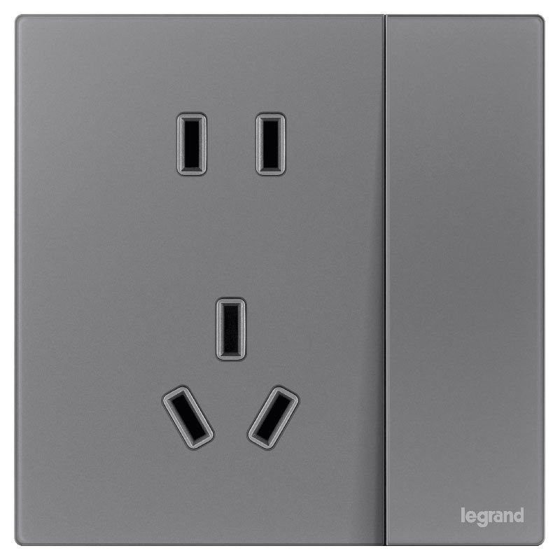 K7E 浅央 K7E 浅央 浅央烟云玉/一开五孔插座 86型 K7E/15/10USL-G3 86型 K7E/15/10USL-G3