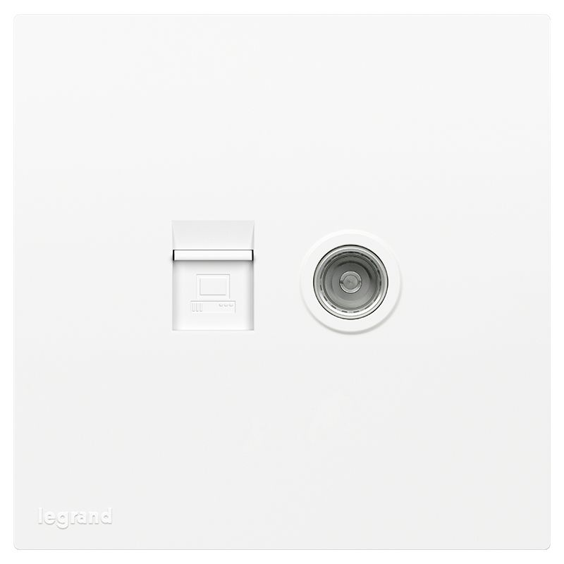 F5E畅境 F5E畅境 畅境玉兰白/电脑电视插  F5E/C01/TV F5E/C01/TV