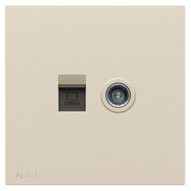 F5E畅境 F5E畅境 畅境粉铂金/电脑（六类）电视插  F5E/C601/TV-C2 F5E/C601/TV-C2