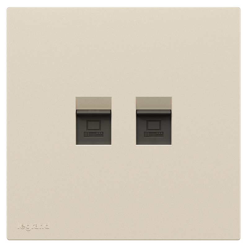 F5E畅境 F5E畅境 畅境粉铂金/二位电脑插(六类)  F5E/C601/2-C2 F5E/C601/2-C2