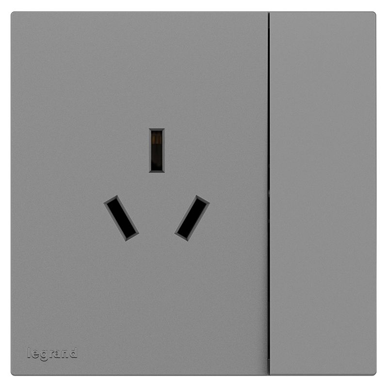 F5E畅境 F5E畅境 畅境深砂银/一开三孔10A  F5E/15/10S-C3 F5E/15/10S-C3