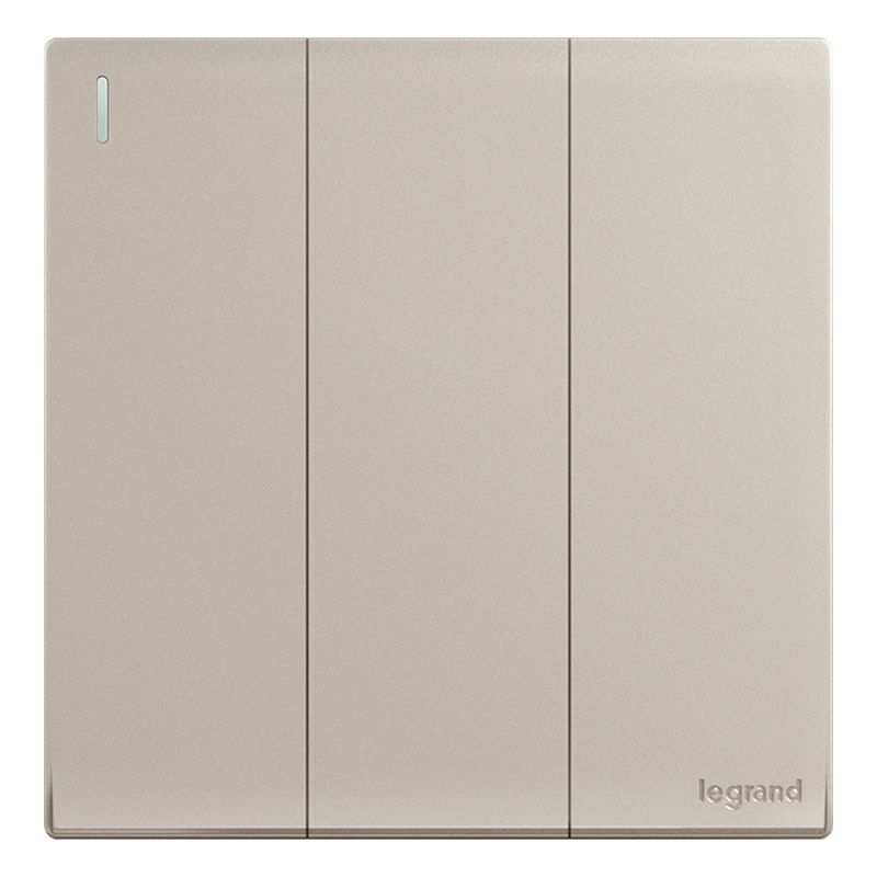 F6仕艺 F6仕艺 F6仕艺/粉铂金/三开单控带荧光 86型 F6/33/1/2AY-C2 86型 F6/33/1/2AY-C2