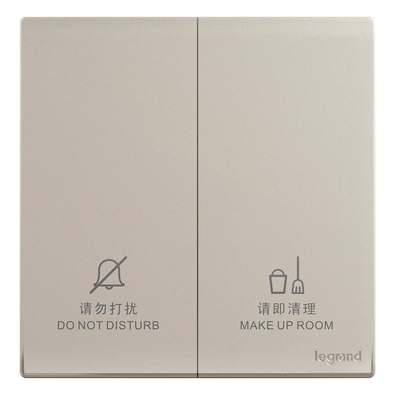 F6仕艺 F6仕艺 F6粉铂金/“请勿打扰、请即清理”门后控制开关 86型 F6/H258-C2 86型 F6/H258-C2