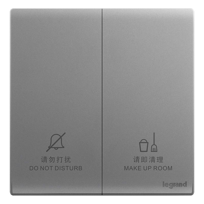 F6仕艺 F6仕艺 F6深砂银/“请勿打扰、请即清理”门后控制开关 86型 F6/H258-C3 86型 F6/H258-C3