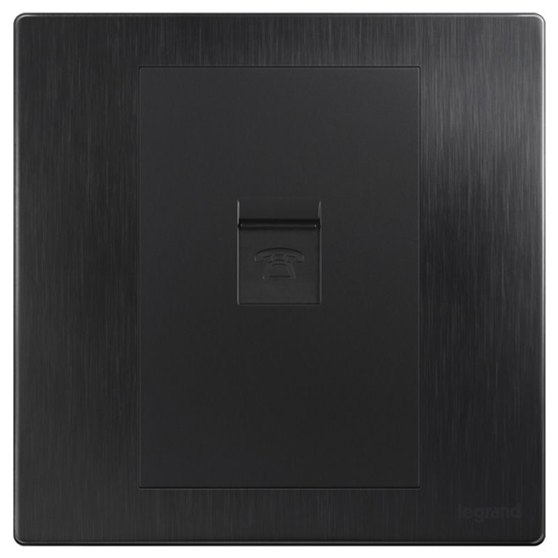 F8未莱 F8未莱 未莱幻影黑/电话插 86*88 F8/T01-J2 86*88 F8/T01-J2