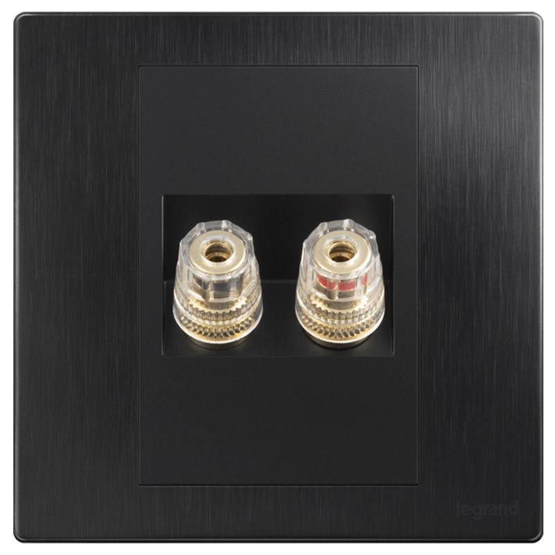 F8未莱 F8未莱 未莱幻影黑/一位音箱插（2头） 86*88 F8/M8-J2 86*88 F8/M8-J2