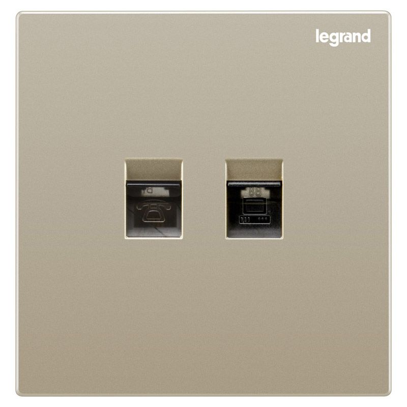 K8逸景 K8逸景 K8米兰金/六类电脑电话插 86型 K8/T01/C601-C2 86型 K8/T01/C601-C2