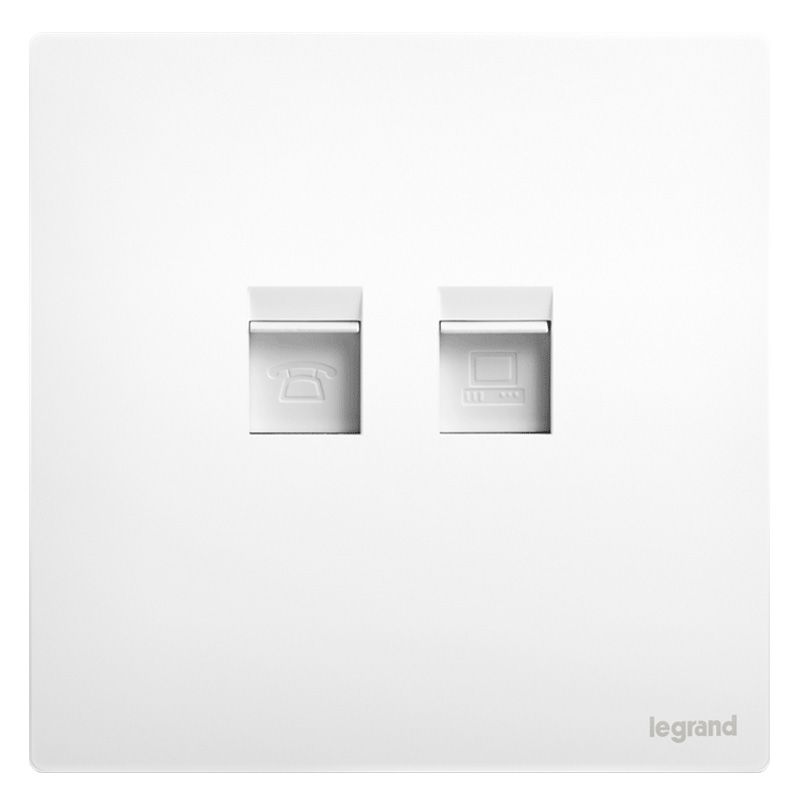 F8未莱 F8未莱 未莱陶瓷白/电话电脑插 86型 F8/T01/C01 86型 F8/T01/C01