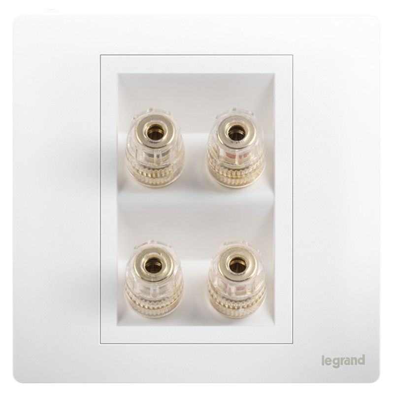 F8未莱 F8未莱 未莱陶瓷白/二位音箱插（4头） 86型 F8/M8/2 86型 F8/M8/2