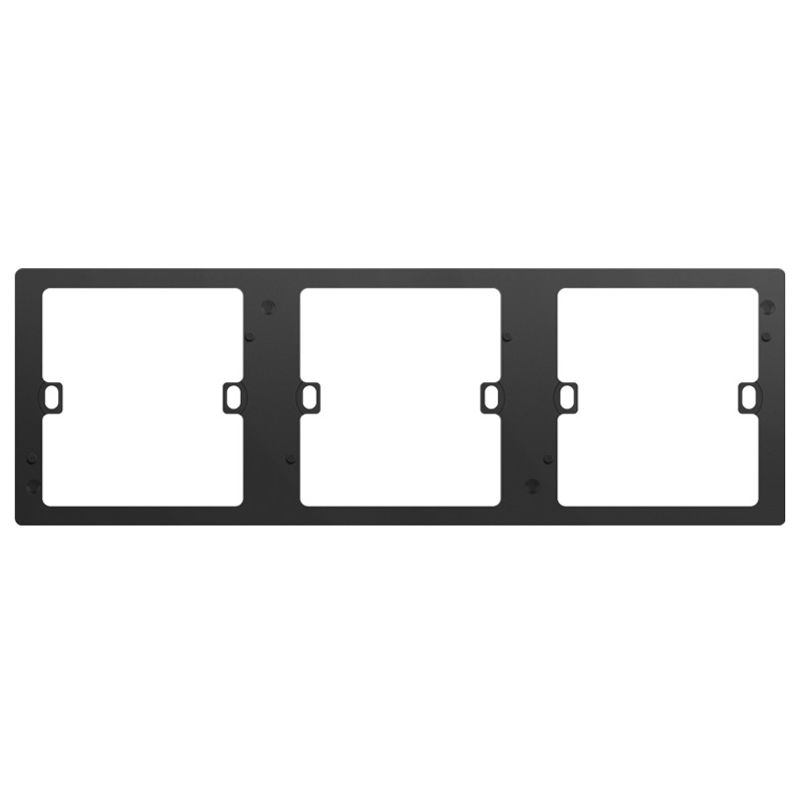 F8未莱 F8未莱 未莱子夜黑/三位连体面板 86型 F8103/3-C 86型 F8103/3-C