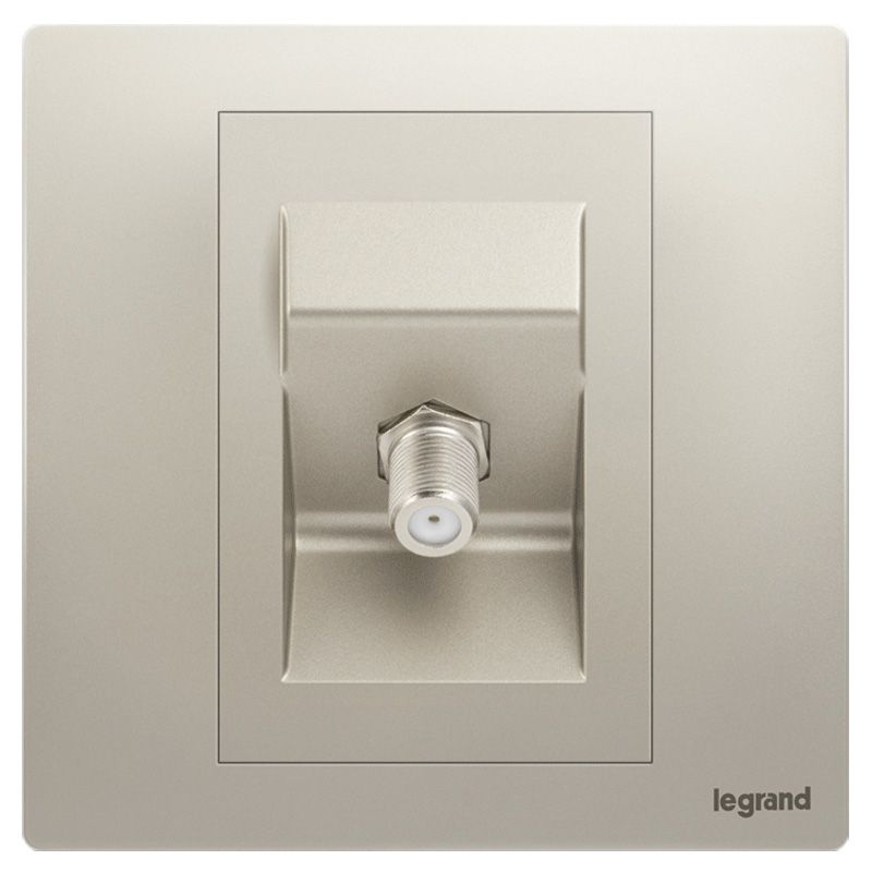 F8未莱 F8未莱 未莱粉铂金/宽频F接头电视插座 86型 F8/31VTV75F-C2 86型 F8/31VTV75F-C2