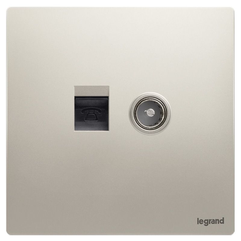 F8未莱 F8未莱 未莱粉铂金/电话电视插 86型 F8/T01/TV-C2 86型 F8/T01/TV-C2