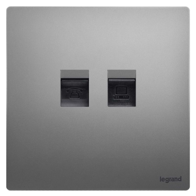 F8未莱 F8未莱 未莱深砂银/电话电脑插 86型 F8/T01/C01-C3 86型 F8/T01/C01-C3