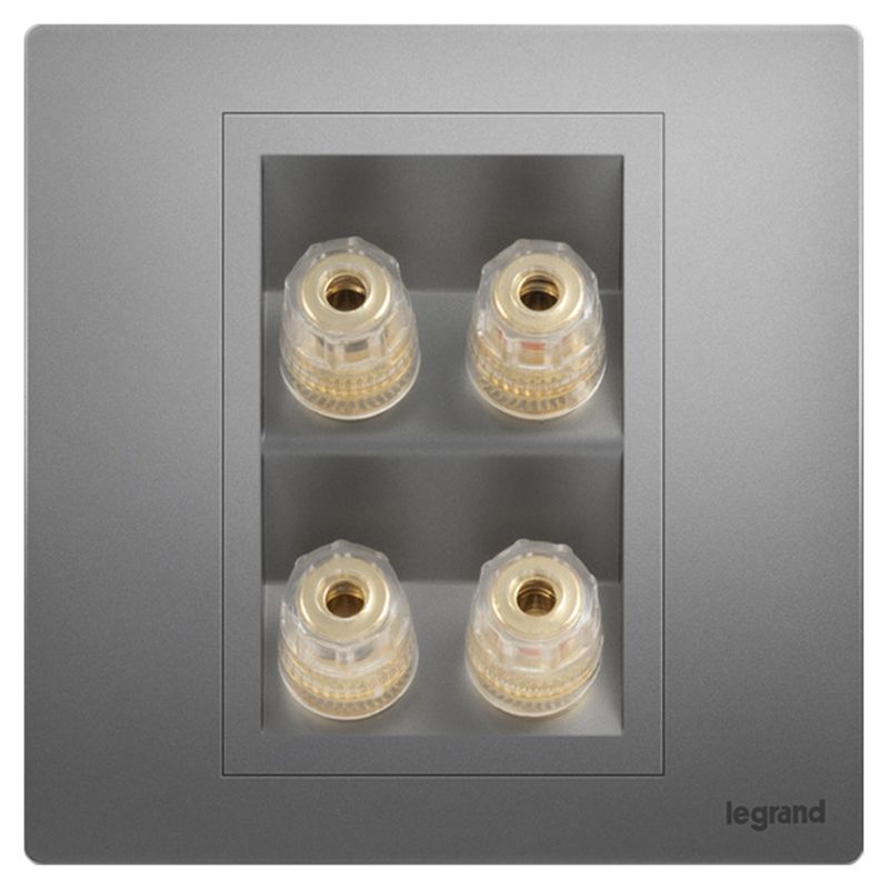 F8未莱 F8未莱 未莱深砂银/二位音箱插（4头） 86型 F8/M8/2-C3 86型 F8/M8/2-C3