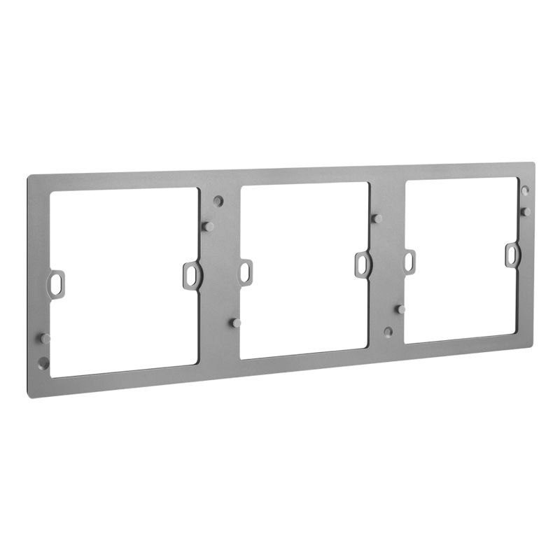 F8未莱 F8未莱 未莱深砂银/三位连体面板 86型 F8103/3-C3 86型 F8103/3-C3