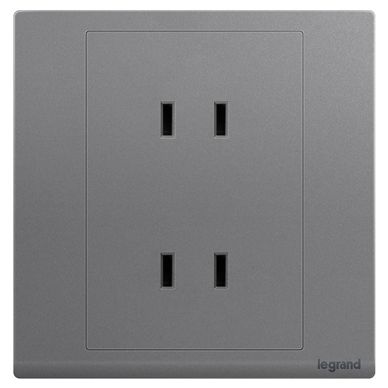 朗淳 朗淳 朗淳深砂银/（新国标）四孔插座 86型 ERQ426U2S-C3 86型 ERQ426U2S-C3