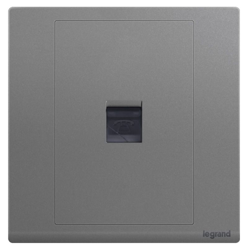 朗淳 朗淳 朗淳深砂银/电话插座 86型 ERQT01-C3 86型 ERQT01-C3