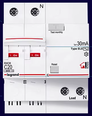 RXC RXC RXC系列  2P20A 带漏电  RCN202 RCN202