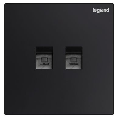 K8逸景 K8逸景 K8黑色/二位电脑插 86型 K8/C01/2-C 86型 K8/C01/2-C