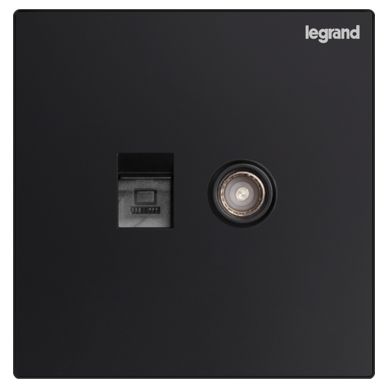 K8逸景 K8逸景 K8黑色/电脑电视插 86型 K8/C01/TV-C 86型 K8/C01/TV-C