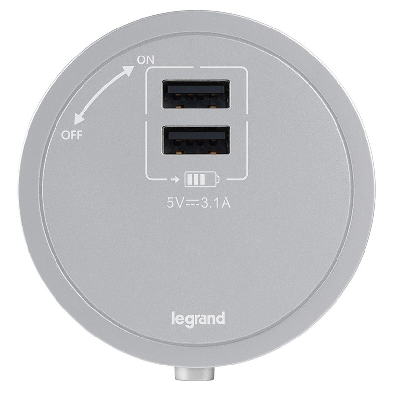 轨道插（圆形） 轨道插（圆形） 轨道插座/圆形 银色USB适配器 LPT-BUSB-RC3  LPT-BUSB-RC3 LPT-BUSB-RC3