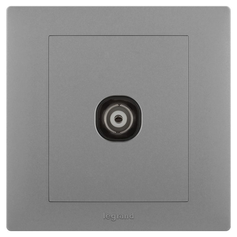 博蕴彩色 博蕴彩色 博蕴深砂银/一位电视插 86型 ES31VTV75-C3 86型 ES31VTV75-C3