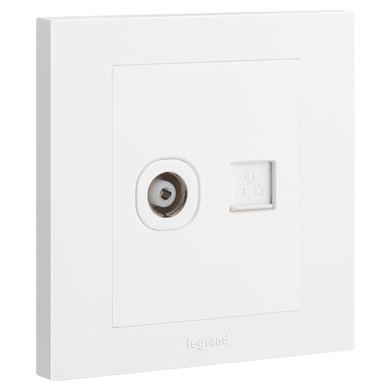 轻艺白色 轻艺白色 轻艺玉兰白/电视+电脑插（超五类） 86型 ERSC01/TV 86型 ERSC01/TV