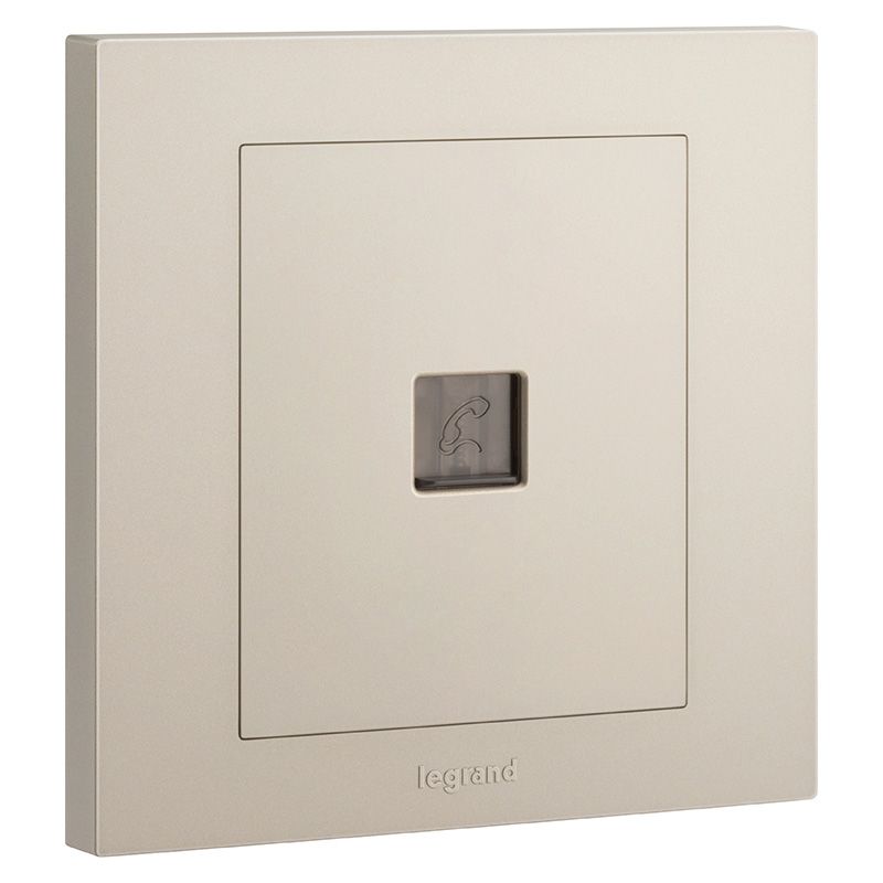 轻艺彩色 轻艺彩色 轻艺粉铂金/一位电话插 86型 ERST01-C2 86型 ERST01-C2