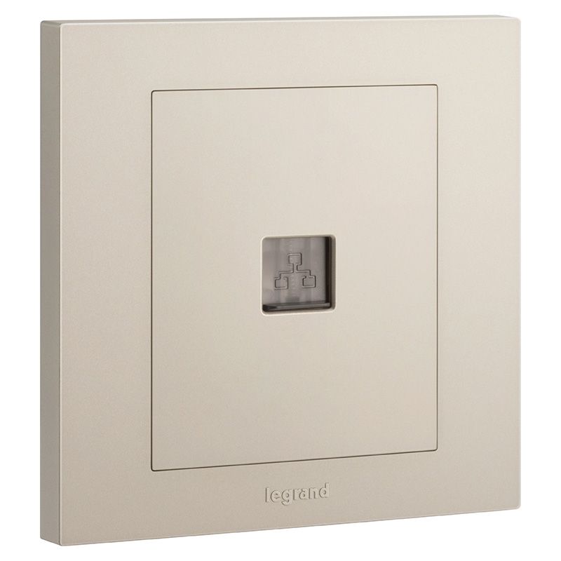 轻艺彩色 轻艺彩色 轻艺粉铂金/一位电脑插（超五类） 86型 ERSC01-C2 86型 ERSC01-C2