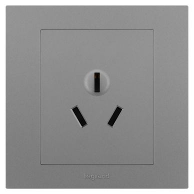 轻艺彩色 轻艺彩色 轻艺深砂银/三孔10A 86型 ERS426/10S-C3 86型 ERS426/10S-C3