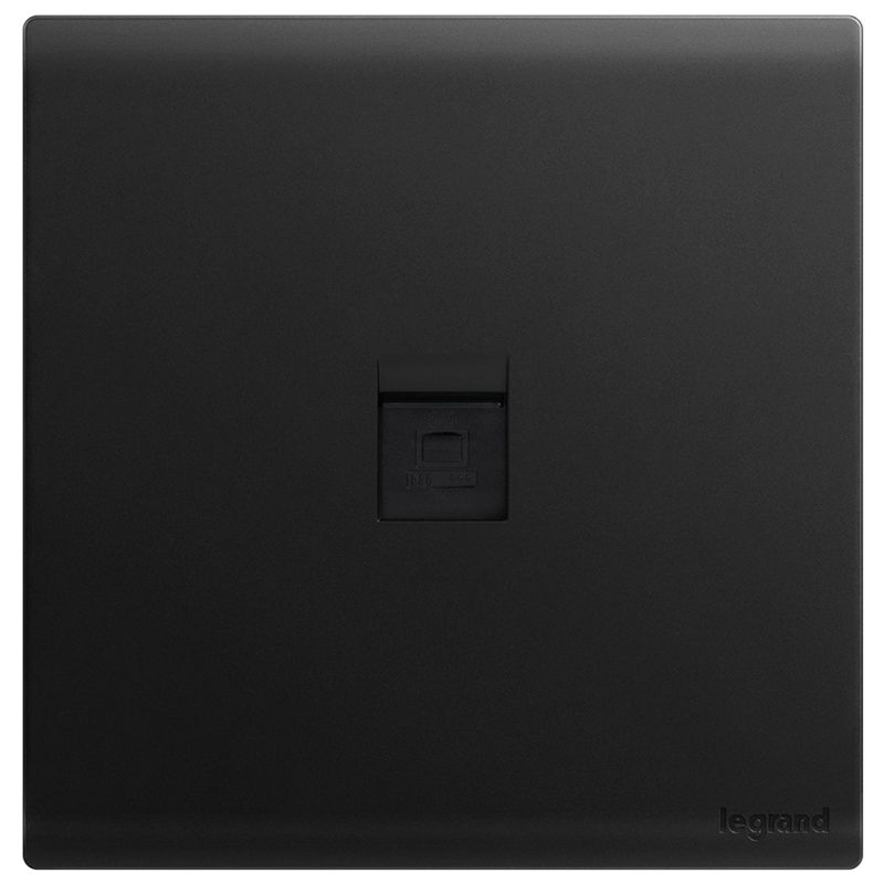 F6仕艺 F6仕艺 F6/石墨黑/一位电脑插（超六类） 86型 F6/C6A01-C 86型 F6/C6A01-C